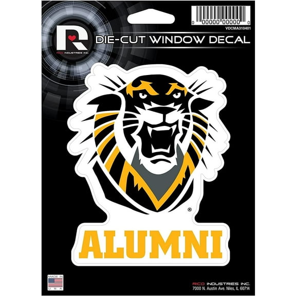 Fort Hays State Tigers Alumni 5" Decal Sticker Flat Vinyl Die Cut Auto Home Emblem University of