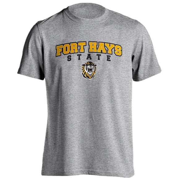 Fort Hays State University Tigers Classic Arch with Mascot Short Sleeve T-Shirt