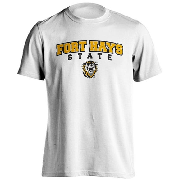 Fort Hays State University Tigers Classic Arch with Mascot Short Sleeve T-Shirt