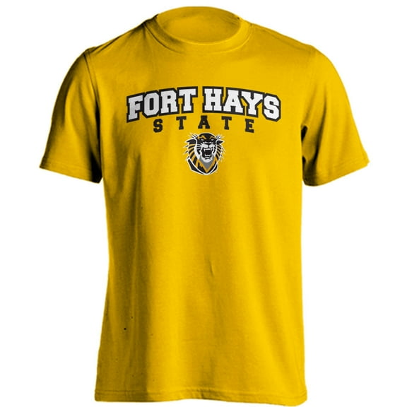 Fort Hays State University Tigers Classic Arch with Mascot Short Sleeve T-Shirt