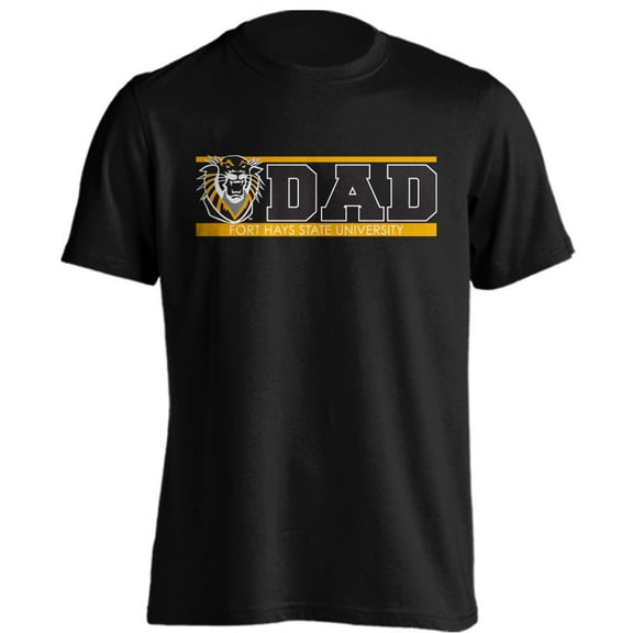 Fort Hays State University Tigers Dad Proud Parent Short Sleeve T-Shirt