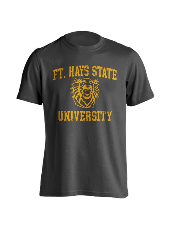 Fort Hays State University Tigers FHSU Distressed Retro Short Sleeve T-Shirt