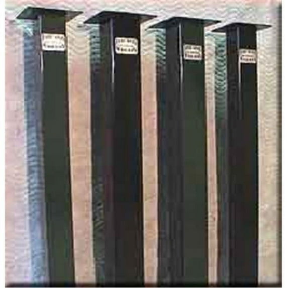 Fort Knox Mailbox LP G Large 5 ft. Steel Post - Gray