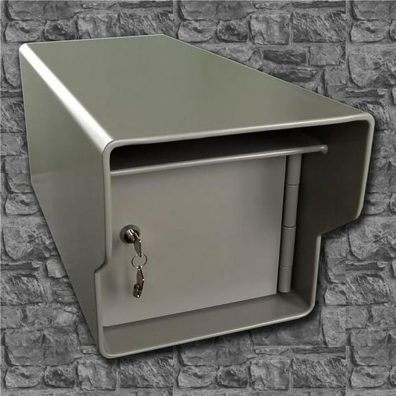 Fort Knox Mailbox SM Standard G Small Standard Mailbox - Gray