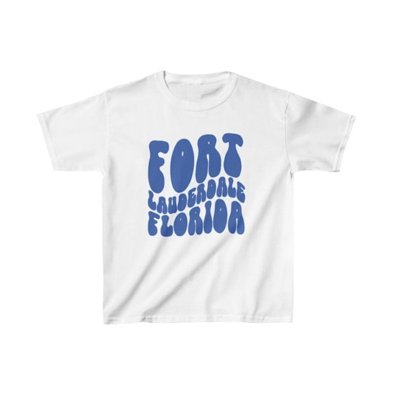 Fort Lauderdale FL Florida Kids Shirt Gifts Boys Girls Youth Tee Tshirt