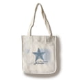 thumbnail image 1 of Fort Lauderdale, Florida - Starfish - Blue - Coastal Icon - Lantern Press Artwork (100% Cotton Tote Bag - Reusable), 1 of 1