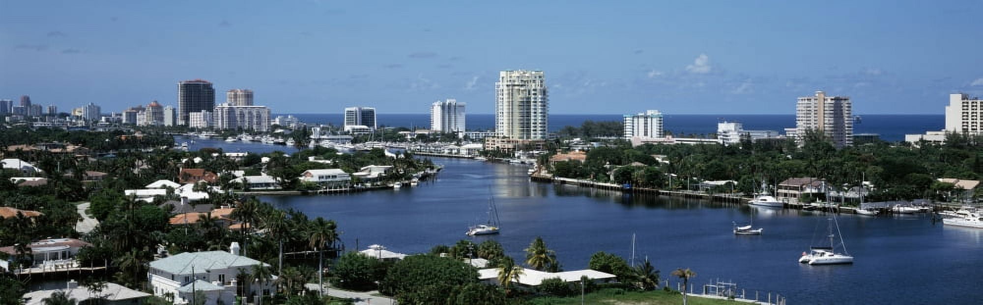 Fort Lauderdale Florida USA Canvas Art - Panoramic Images (36 x 12)