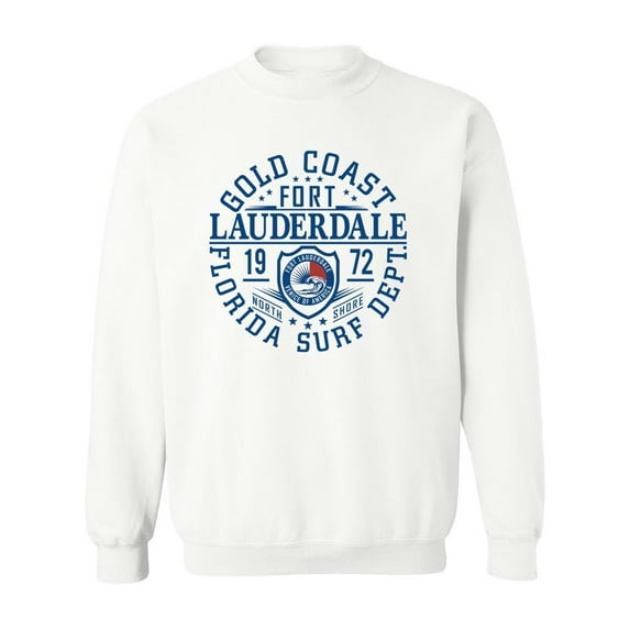 Fort Lauderdale Surf Dept. Sweatshirt Men -Image by Shutterstock, Male Small