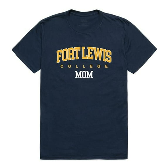 Fort Lewis College Mom T-Shirt, Navy - Large