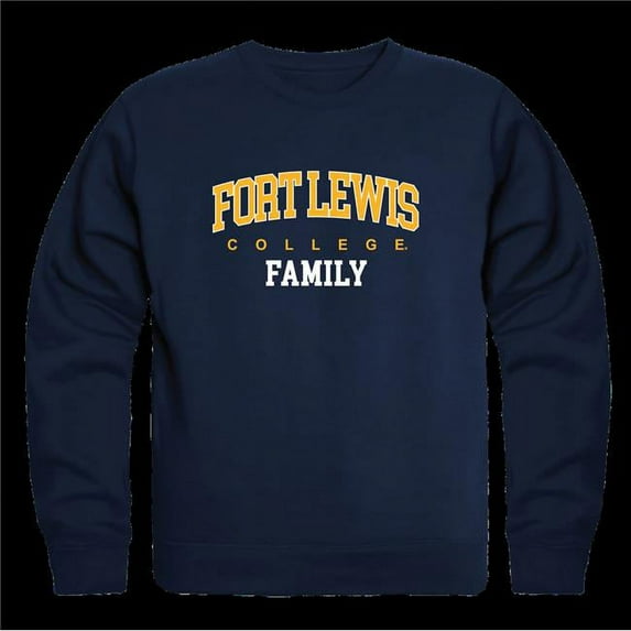 Fort Lewis College Skyhawks Family Crewneck Sweatshirt, Navy - Extra Large