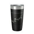 thumbnail image 1 of Fort Loudoun Lake Map Tumbler Travel Mug Insulated Laser Engraved Coffee Cup Tennessee 20 oz Black, 1 of 5