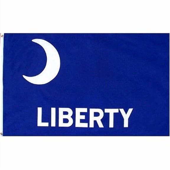 Fort Moultrie Liberty Flag House Banner 3X5 Ft Crescent Moon Charleston 100D