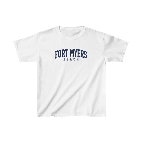 Fort Myers Beach Trip Vacation Kids Shirt Gifts Youth Tee Tshirt