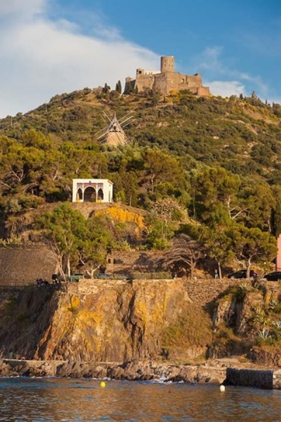 Fort Saint Elme Collioure France Canvas Art - Brian Jannsen DanitaDelimont (24 x 36)