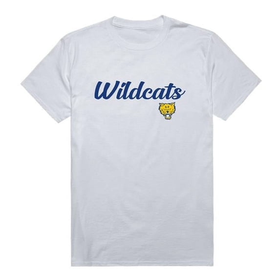 Fort Valley State University Wildcats Script T-Shirt, White - 2XL