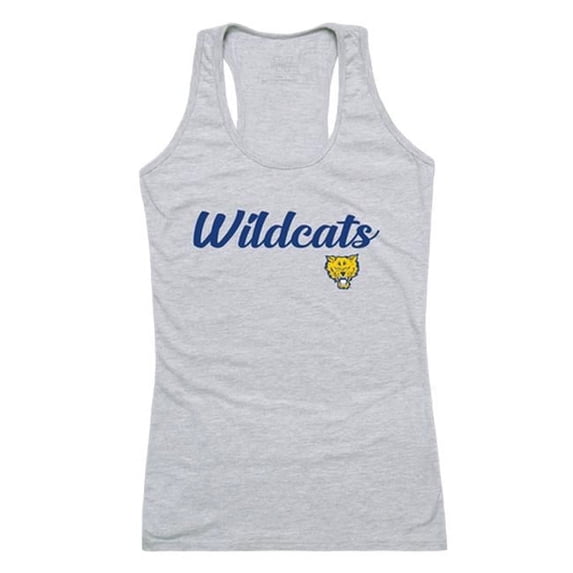 Fort Valley State University Wildcats Script Tank Top, Heather Grey - 2XL