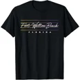 thumbnail image 1 of Fort Walton Beach Shirt Retro Style Florida Hoodie or T-Shirt, 1 of 2