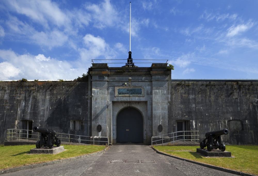 Fort Westmoreland 1790 Now know as Fort Mitchell John Mitchell Irish nationalist activist Spike Island Near Cobh County Cork Ireland Canvas Art - Panoramic Images (12 x 36)