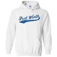 thumbnail image 1 of Fort Worth Baseball Script - Hometown Pride, Pitcher Hoodie - 2X-Large - White, 1 of 6