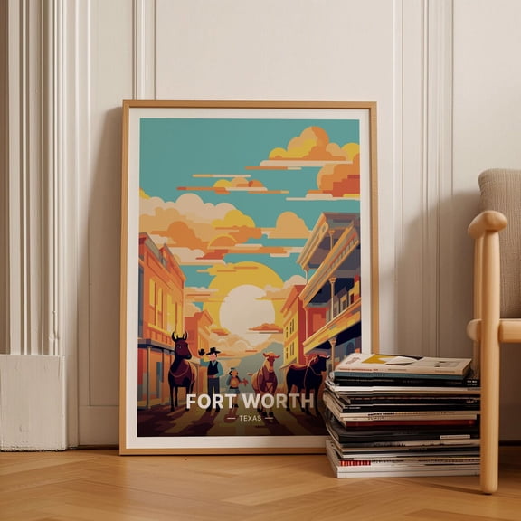 Fort Worth Texas Stockyards Wall Decor