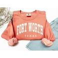 thumbnail image 1 of Fort Worth Texas Sweatshirt: Western Cowtown Crewneck, Retro Souvenir Sweatshirt All Size S-5XL, 1 of 5
