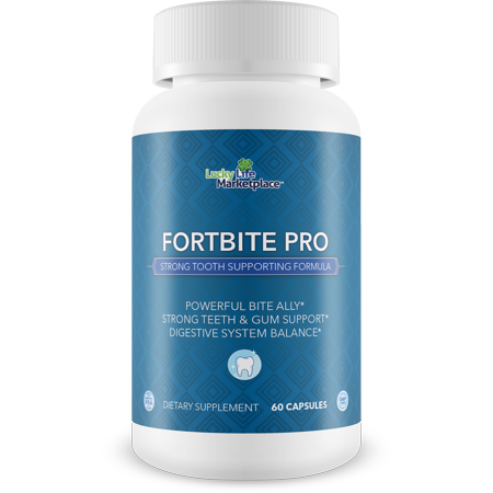 Fortbite Pro - Oral Health Probiotics - Support Healthy Teeth & Gums - Strong Tooth Supporting Formula - Promote Healthy Mouth Bacteria with Multi-Strain Probiotic - Premium Dental Probiotic Care