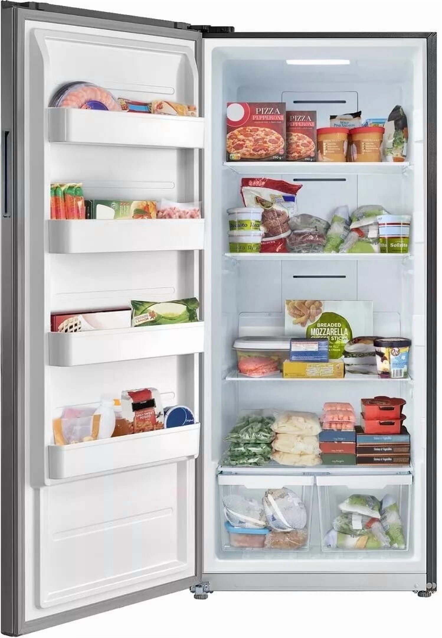 Forte F21UFLESSS 33" 21 cu. ft. Freestanding Upright Freezer in Stainless Steel
