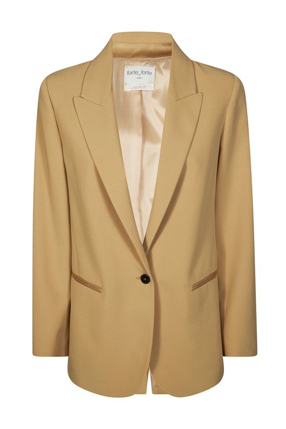 Forte Forte Polished Satin Single Button Jacket (Women's)