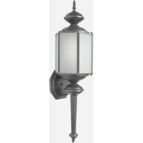 Forte Lighting 10021-01 Energy Efficient Fluorescent Outdoor Wall Sconce 7Wx25hx7e -