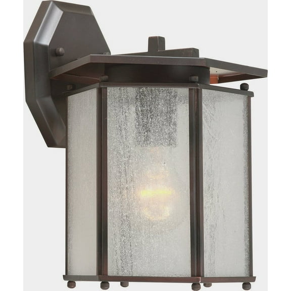 Forte Lighting 1130-01 1 Light Outdoor Wall Sconce - Bronze