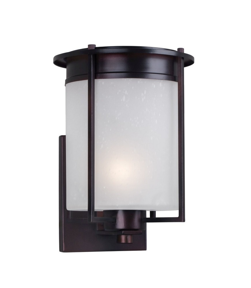 Forte Lighting 1146-01 1 Light 9-3/4" High Outdoor Wall Sconce - Bronze - image 1 of 4