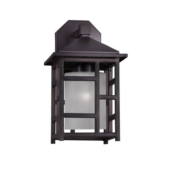 Forte Lighting 1148-01 1 Light 12-1/2" High Outdoor Wall Sconce - Bronze