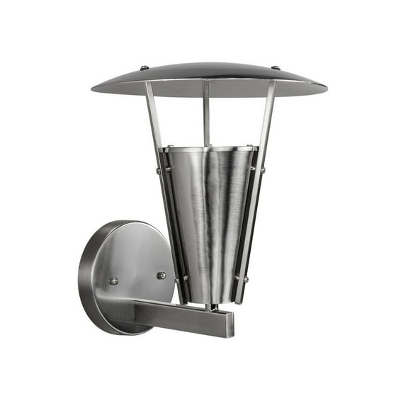 Forte Lighting 1150-01 1 Light 11" High Outdoor Wall Sconce - Nickel
