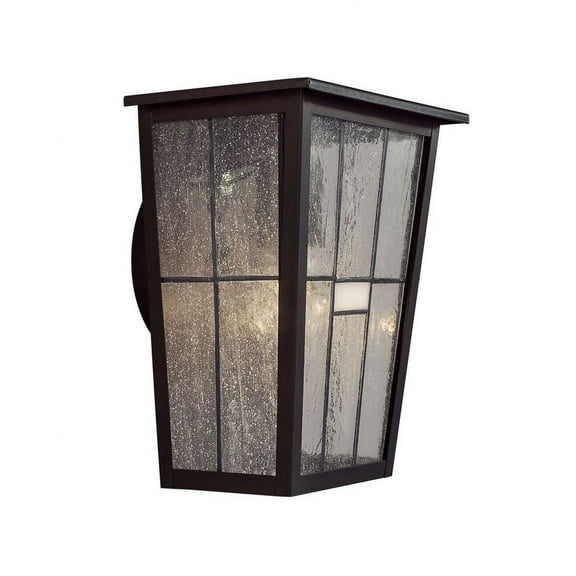 Forte Lighting 1151-01 1 Light 9-1/4" High Outdoor Wall Sconce - Bronze