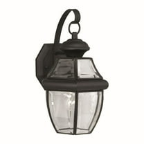 Forte Lighting 1201-01 Outdoor Wall Sconce From The Exterior Lighting Collection - Black