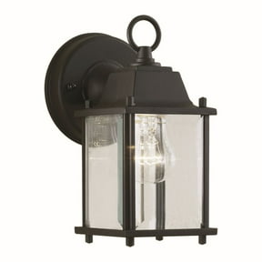 Forte Lighting 1705-01-04 Craftsman / Mission Outdoor Wall Sconce From The Exterior