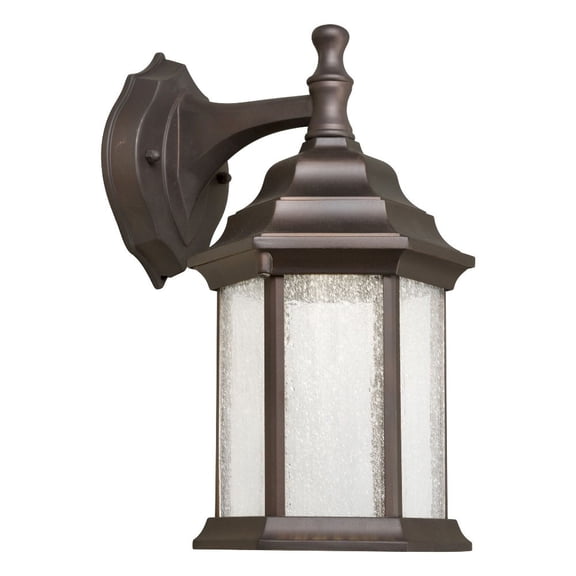 Forte Lighting 17102 1 Light 12" Tall Led Outdoor Wall Sconce - Bronze