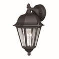 thumbnail image 1 of Forte Lighting 1761-01 1 Light Outdoor Wall Sconce - Black, 1 of 1