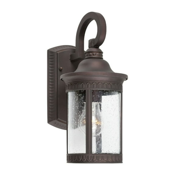 Forte Lighting 1770-01 1 Light 14" Tall Outdoor Wall Sconce - Bronze