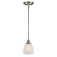 thumbnail image 1 of Forte Lighting 2378-01-55 1 Light 5" Wide Mini Pendant - Nickel, 1 of 2