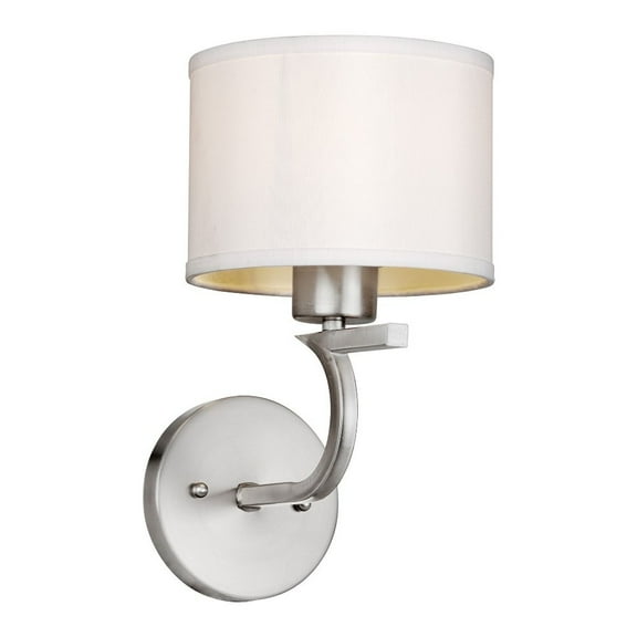 Forte Lighting 2562-01 1 Light Wall Sconce - Nickel