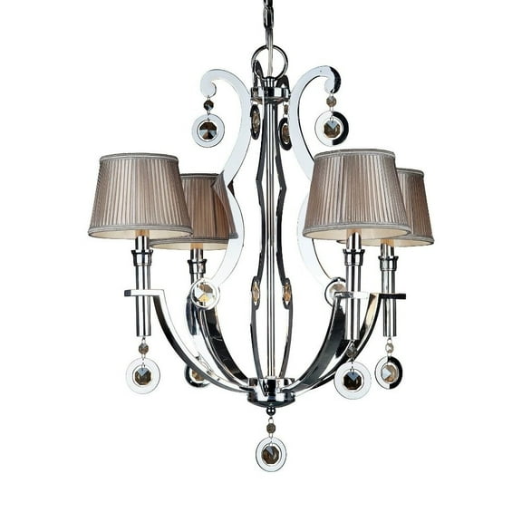 2579-04-05-Forte Lighting-Rea - 4 Light Chandelier-27.25 Inches Tall and 24 Inches Wide     -Traditional Installation