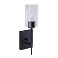 thumbnail image 1 of Forte Lighting 2612-01-04 Faye Wall Sconce - Black, 1 of 2
