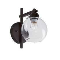 Forte Lighting 2618-01 1 Light 10" High Wall Sconce - Bronze