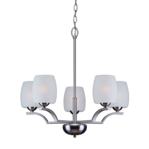 2631-05-55-Forte Lighting-Yetta - 5 Light Chandelier-22.75 Inches Tall and 23.75 Inches Wide     -Traditional Installation
