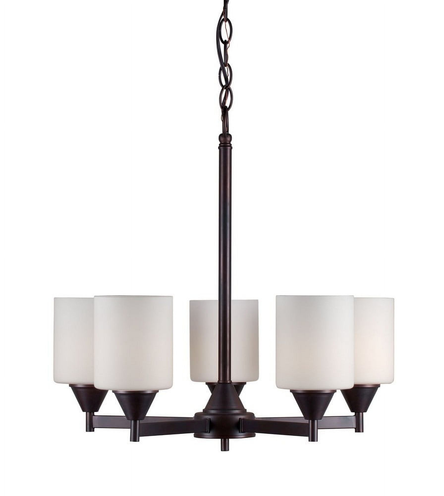 Vos Elegance 5-Light Chandelier in Antique Bronze