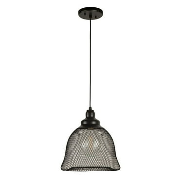 Forte Lighting 2685-01 1 Light 11" Wide Pendant - Black