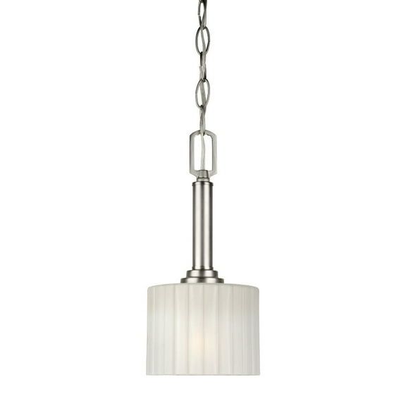 2695-01-55-Forte Lighting-Dayton - 1 Light Mini Pendant-12 Inches Tall and 5.5 Inches Wide     -Traditional Installation