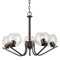 2707-05-32-Forte Lighting-Naya - 5 Light Chandelier-24.5 Inches Tall and 19.25 Inches Wide     -Traditional Installation