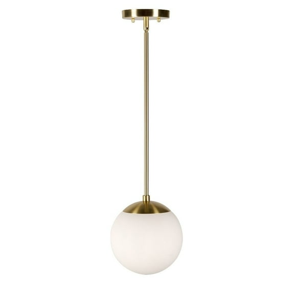 Forte Lighting 2746-01 Selene 8" Wide Mini Pendant - Gold